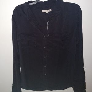 Harper Black Button Down Shirt